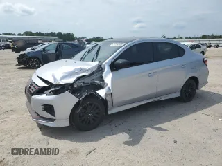 2024 Mitsubishi Mirage ES with VIN ML32FUFJ0RHF03580, listed as a Copart auction lot 57324695 with 39,325 mi miles and Salvage title. Bid and sale history available at DreamBid. Image 1.