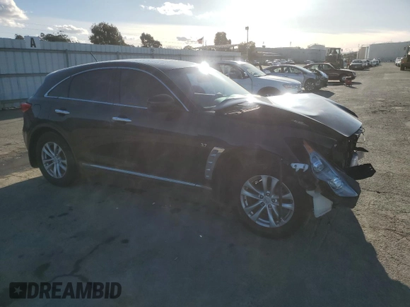 2014 Infiniti QX70 z VIN JN8CS1MU0EM450679, wystawiony jako Copart lot #49014645 z przebiegiem 212 186 mil mil oraz Szkoda całkowita • Salvage title. Historia ofert i sprzedaży dostępna na DreamBid. Obrazek 4.