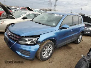 2017 Volkswagen Tiguan S z VIN WVGBV7AXXHK045196, wystawiony jako Copart lot #49369505 z przebiegiem 114 367 mil mil oraz Szkoda całkowita • Salvage title. Historia ofert i sprzedaży dostępna na DreamBid. Obrazek 1.