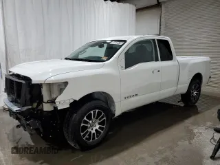 2022 Nissan Titan SV with VIN 1N6AA1CD9NN107688, listed as a Copart auction lot 58508475 with 22,937 mi miles and Clean title. Bid and sale history available at DreamBid. Image 1.