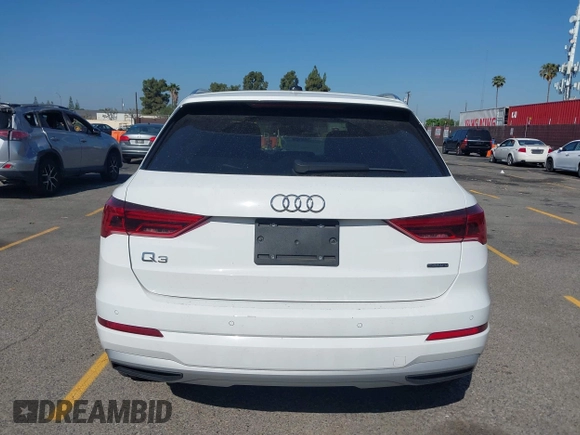 2020 Audi Q3 Premium with VIN WA1AECF35L1109328, listed as a IAAI auction lot 42305831 with 49,820 mi miles and . Bid and sale history available at DreamBid. Image 16.