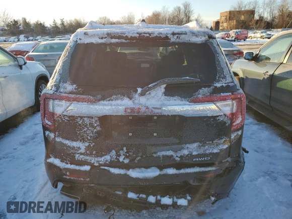 2022 GMC Acadia Denali with VIN 1GKKNXLS5NZ174833, listed as a Copart auction lot 89329985 with 46,675 mi miles and Salvage title. Bid and sale history available at DreamBid. Image 6.