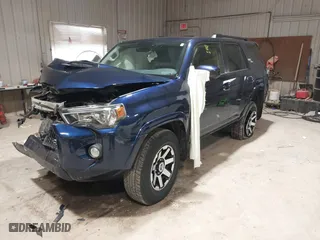 2019 Toyota 4Runner SR5 with VIN JTEBU5JR7K5617372, listed as a IAAI auction lot 41866928 with 52,088 mi miles. Bid and sale history available at carsss.com. Image 2.