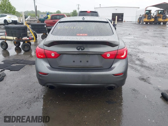 2015 Infiniti Q50 Premium with VIN JN1BV7APXFM358127, listed as a IAAI auction lot 42364173 with 97,512 mi miles and . Bid and sale history available at DreamBid. Image 16.