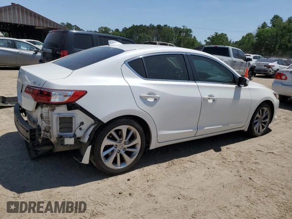 2017 Acura ILX w/Premium Pkg with VIN 19UDE2F7XHA014689, listed as a Copart auction lot 53124125 with 85,663 mi miles and Salvage Title. Bid and sale history available at carsss.com. Image 3.