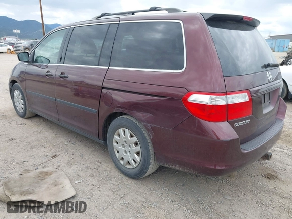 2007 Honda Odyssey LX with VIN 5FNRL38207B022095, listed as a IAAI auction lot 42395979 with 135,699 mi miles and . Bid and sale history available at DreamBid. Image 3.