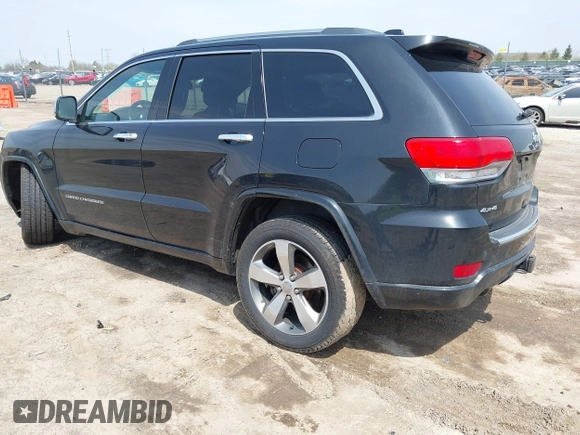 2016 Jeep Grand Cherokee Overland with VIN 1C4RJFCG5GC343752, listed as a IAAI auction lot 42138080 with 86,777 mi miles and . Bid and sale history available at DreamBid. Image 3.