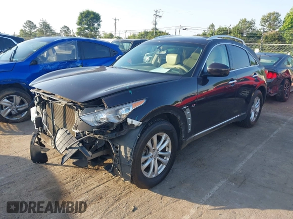 2016 Infiniti QX70 z VIN JN8CS1MW6GM750425, wystawiony jako IAAI lot #42259340 z przebiegiem 79 350 mil mil oraz . Historia ofert i sprzedaży dostępna na DreamBid. Obrazek 2.