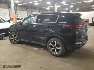 2020 Kia Sportage LX with VIN KNDPMCAC8L7740422, listed as a Copart auction lot 47207195 with 51,026 mi miles and Salvage Title. Bid and sale history available at carsss.com. Image 2.