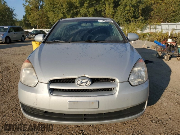 2009 Hyundai Accent Man L with VIN KMHCN35C39U145750, listed as a Copart auction lot 71487874 with 221,761 mi miles and Salvage Title. Bid and sale history available at carsss.com. Image 5.