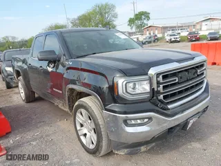 2016 GMC Sierra 1500 SLE with VIN 1GTV2MEC1GZ162302, listed as a IAAI auction lot 42049040 with 183,443 mi miles. Bid and sale history available at carsss.com. Image 1.