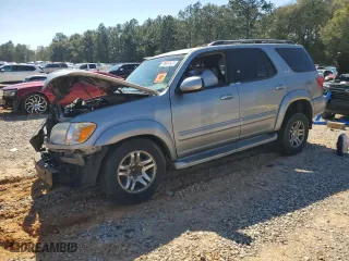 2005 Toyota Sequoia SR5 with VIN 5TDZT34A65S242136, listed as a Copart auction lot 46807425 with 0 mi miles and Salvage Title. Bid and sale history available at carsss.com. Image 1.