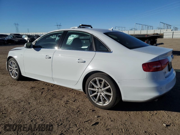 2015 Audi A4 Premium Plus with VIN WAUFFAFL2FN002342, listed as a Copart auction lot 87968965 with 66,300 mi miles and Salvage Title. Bid and sale history available at carsss.com. Image 2.