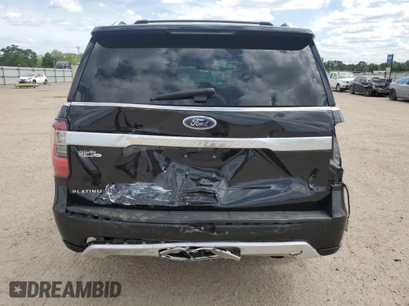 2018 Ford Expedition Platinum with VIN 1FMJU1LT2JEA18729, listed as a Copart auction lot 53870495 with 22,620 mi miles and Salvage title. Bid and sale history available at DreamBid. Image 6.