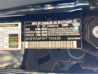2009 Mercedes-Benz CLK 350 с VIN WDBTK56F09T104630, выставлен на аукционе Copart как лот 48507795 с пробегом 38 847 миль миль и Чистый • Clean title. История ставок и продаж доступна на DreamBid. Изображение 10.