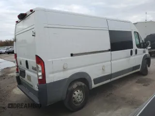 2018 Ram ProMaster Cargo with VIN 3C6URVHG0JE116949, listed as a Copart auction lot 79713714 with 156,081 mi miles and Clean Title. Bid and sale history available at DreamBid. Image 3.
