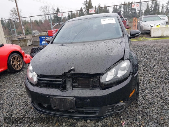 2013 Volkswagen Golf TDI with VIN WVWDM7AJ7DW126462, listed as a IAAI auction lot 41713250 with 116,684 mi miles and . Bid and sale history available at DreamBid. Image 12.