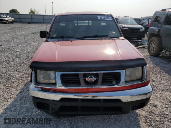 1998 Nissan Frontier XE with VIN 1N6DD21S4WC343917, listed as a Copart auction lot 59346585 with 127,324 mi miles and Salvage title. Bid and sale history available at DreamBid. Image 5.