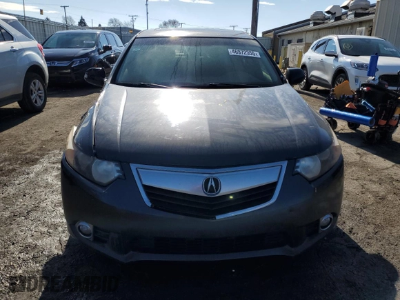 2013 Acura TSX with VIN JH4CU2F4XDC008701, listed as a Copart auction lot 46972355 with 0 mi miles and Clean Title. Bid and sale history available at carsss.com. Image 5.