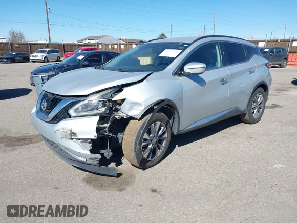 2018 Nissan Murano S with VIN 5N1AZ2MG2JN135283, listed as a IAAI auction lot 41707260 with 137,732 mi miles and . Bid and sale history available at DreamBid. Image 17.