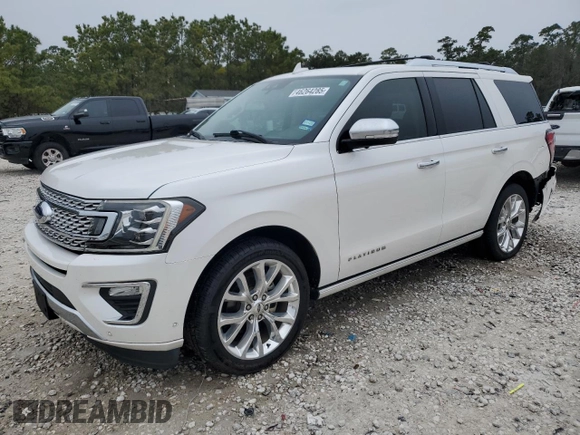 2018 Ford Expedition Platinum with VIN 1FMJU1LT9JEA25824, listed as a Copart auction lot 46264285 with 136,812 mi miles and Salvage Title. Bid and sale history available at carsss.com. Image 1.