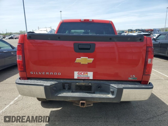2011 Chevrolet Silverado 1500 LS with VIN 3GCPKREA0BG337345, listed as a Copart auction lot 54116925 with 287,774 mi miles and Salvage Title. Bid and sale history available at carsss.com. Image 6.