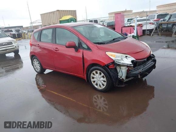 2014 Nissan Note SV with VIN 3N1CE2CP7EL392667, listed as a IAAI auction lot 41814980 with 80,475 mi miles and . Bid and sale history available at DreamBid. Image 1.