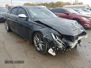 2014 Audi S6 Prestige with VIN WAUF2AFC6EN101479, listed as a Copart auction lot 77700524 with 104,652 mi miles and Salvage Title. Bid and sale history available at carsss.com. Image 4.