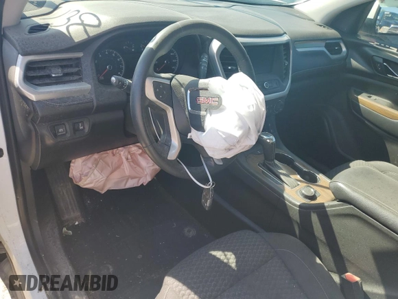 2017 GMC Acadia SLE with VIN 1GKKNSLS5HZ138518, listed as a Copart auction lot 48023935 with 0 mi miles and Salvage Title. Bid and sale history available at carsss.com. Image 8.