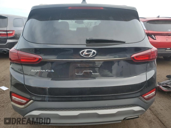 2019 Hyundai Santa Fe SEL with VIN 5NMS33AD8KH054362, listed as a Copart auction lot 49245625 with 43,853 mi miles and Salvage Title. Bid and sale history available at DreamBid. Image 6.