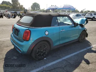 2018 MINI Convertible Cooper S with VIN WMWWG9C5XJ3C82701, listed as a Copart auction lot 76080984 with 50,655 mi miles and Salvage Title. Bid and sale history available at carsss.com. Image 3.