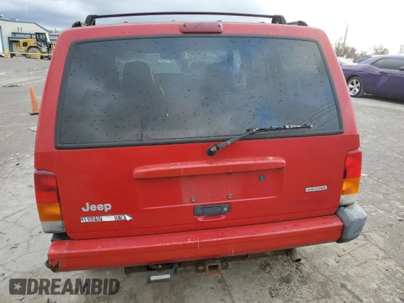 2000 Jeep Cherokee Police with VIN 1J4FF48S3YL110082, listed as a Copart auction lot 87213104 with 145,486 mi miles and Clean Title. Bid and sale history available at carsss.com. Image 6.