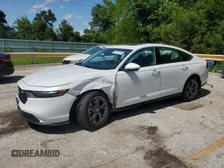 2024 Honda Accord EX with VIN 1HGCY1F3XRA035098, listed as a Copart auction lot 61205105 with 11,019 mi miles and Salvage title. Bid and sale history available at DreamBid. Image 1.