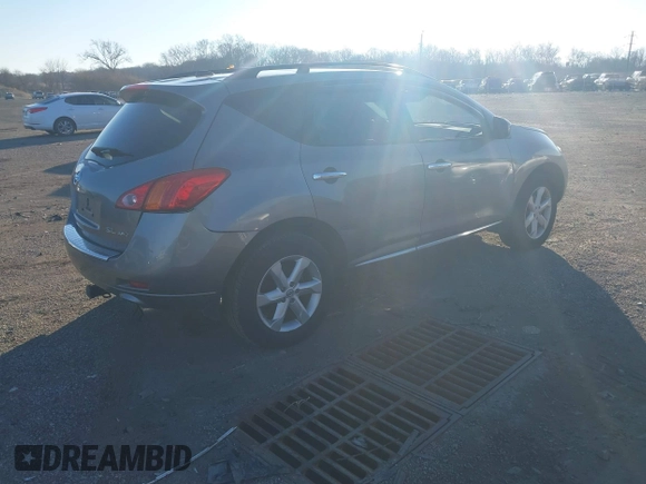 2010 Nissan Murano SL with VIN JN8AZ1MW1AW113943, listed as a IAAI auction lot 41008675 with 145,407 mi miles. Bid and sale history available at carsss.com. Image 4.