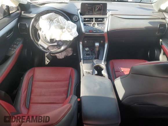 2020 Lexus NX 300 F Sport with VIN JTJSARBZ4L5007172, listed as a Copart auction lot 52419925 with 54,541 mi miles and Salvage title. Bid and sale history available at DreamBid. Image 8.