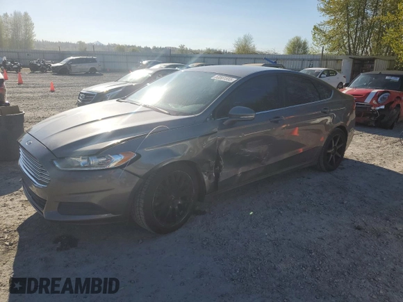 2013 Ford Fusion SE with VIN 3FA6P0HR1DR362696, listed as a Copart auction lot 53561555 with 105,108 mi miles and Salvage Title. Bid and sale history available at DreamBid. Image 1.