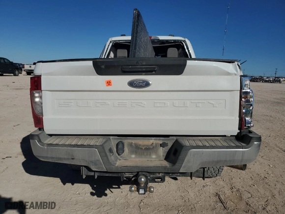 2022 Ford Super Duty F-250 SRW XL with VIN 1FT7W2B65NEF55546, listed as a Copart auction lot 43663015 with 0 mi miles and Salvage Title. Bid and sale history available at carsss.com. Image 6.