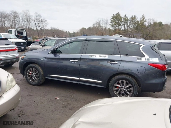 2014 Infiniti QX60 with VIN 5N1AL0MM1EC528172, listed as a IAAI auction lot 41675594 with NaN miles. Bid and sale history available at carsss.com. Image 14.