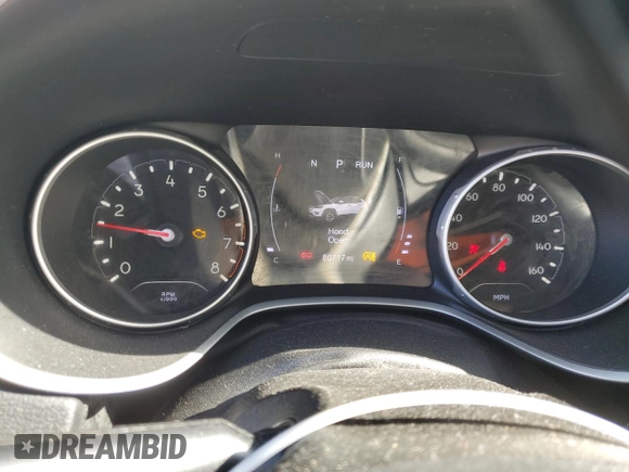 2019 Jeep Compass Latitude с VIN 3C4NJDBB0KT713320, выставлен на аукционе Copart как лот 55844865 с пробегом 80 717 миль миль и Списание • Salvage title. История ставок и продаж доступна на DreamBid. Изображение 9.