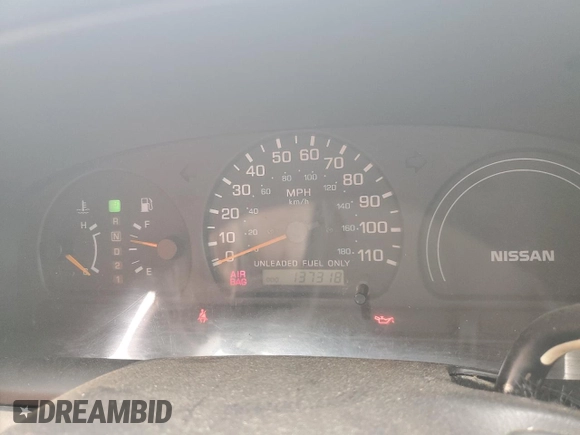 1999 Nissan Frontier XE with VIN 1N6DD26SXXC344449, listed as a Copart auction lot 43748015 with 137,318 mi miles and Salvage title. Bid and sale history available at DreamBid. Image 9.