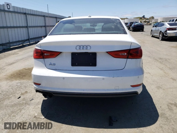 2016 Audi A3 1.8T Premium with VIN WAUA7GFF2G1048556, listed as a Copart auction lot 53623613 with 57,662 mi miles. Bid and sale history available at carsss.com. Image 6.