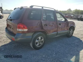 2005 Hyundai Santa Fe GLS with VIN KM8SC13D65U936463, listed as a Copart auction lot 67032944 with 186,292 mi miles and Salvage Title. Bid and sale history available at carsss.com. Image 3.