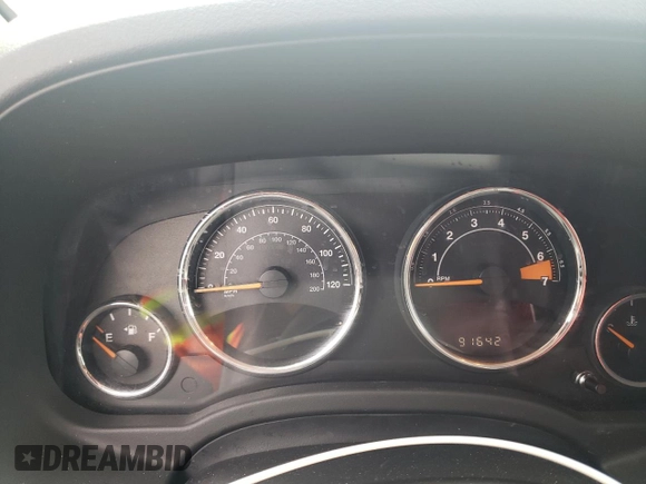 2016 Jeep Compass High Altitude Edition with VIN 1C4NJDEBXGD776207, listed as a Copart auction lot 52576985 with 91,642 mi miles and Salvage Title. Bid and sale history available at carsss.com. Image 9.