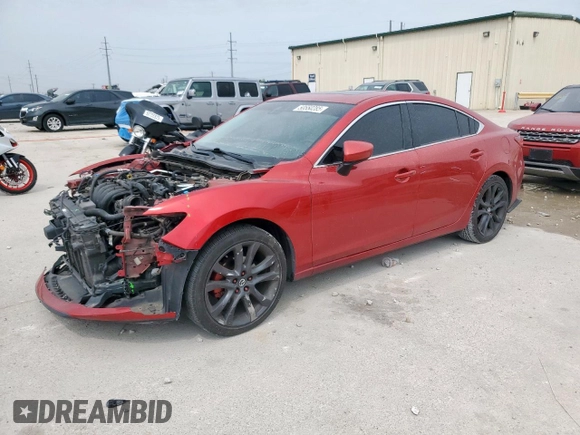 2015 Mazda 6 i Grand Touring with VIN JM1GJ1W64F1168708, listed as a Copart auction lot 50550285 with 121,206 mi miles and Salvage Title. Bid and sale history available at DreamBid. Image 1.