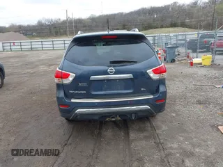 2015 Nissan Pathfinder SL with VIN 5N1AR2MN5FC622513, listed as a IAAI auction lot 41953545 with 183,339 mi miles and . Bid and sale history available at DreamBid. Image 16.