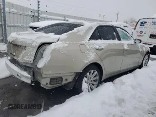 2015 Cadillac CTS Luxury RWD with VIN 1G6AR5SX0F0133791, listed as a Copart auction lot 78243084 with 76,498 mi miles and Salvage Title. Bid and sale history available at DreamBid. Image 3.