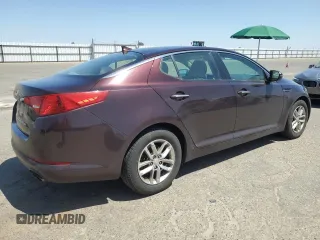 2013 Kia Optima LX z VIN 5XXGM4A70DG230213, wystawiony jako Copart lot #58193905 z przebiegiem 116 106 mil mil oraz Szkoda całkowita • Salvage title. Historia ofert i sprzedaży dostępna na DreamBid. Obrazek 3.