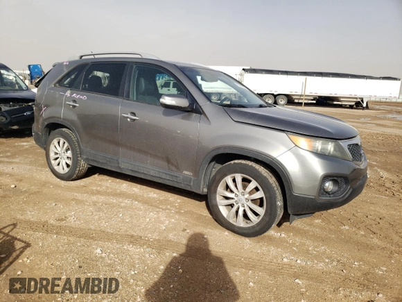 2011 Kia Sorento EX with VIN 5XYKUDA28BG178675, listed as a Copart auction lot 47277865 with 165,512 mi miles and Salvage Title. Bid and sale history available at carsss.com. Image 4.