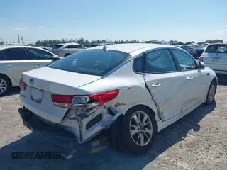 2018 Kia Optima LX with VIN 5XXGT4L33JG193537, listed as a IAAI auction lot 42033237 with 150,944 mi miles. Bid and sale history available at carsss.com. Image 6.