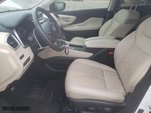 2023 Nissan Murano Platinum with VIN 5N1AZ2DJ9PC101020, listed as a Copart auction lot 41584275 with 19,828 mi miles and Salvage Title. Bid and sale history available at carsss.com. Image 7.